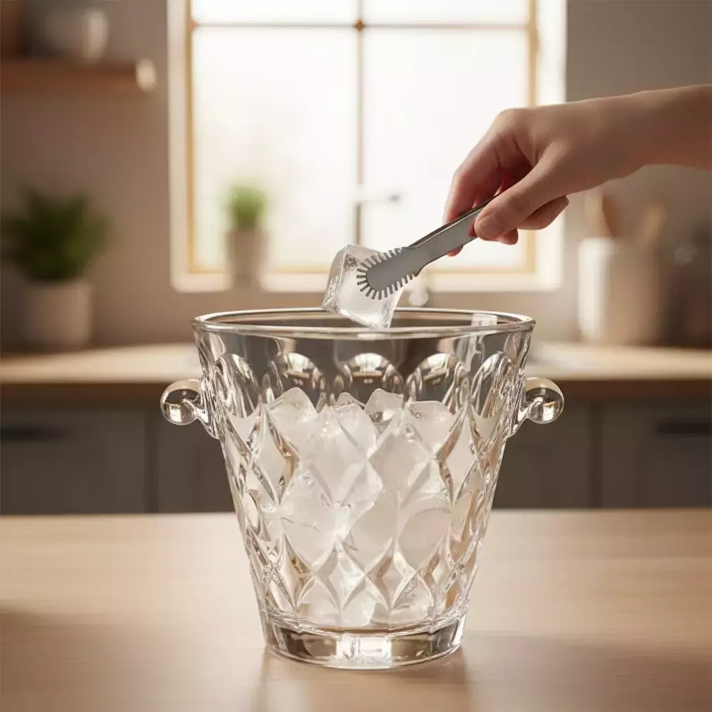 یخدان دسته دار تراش دار بلور مدل آنجلیکا آلبرتا