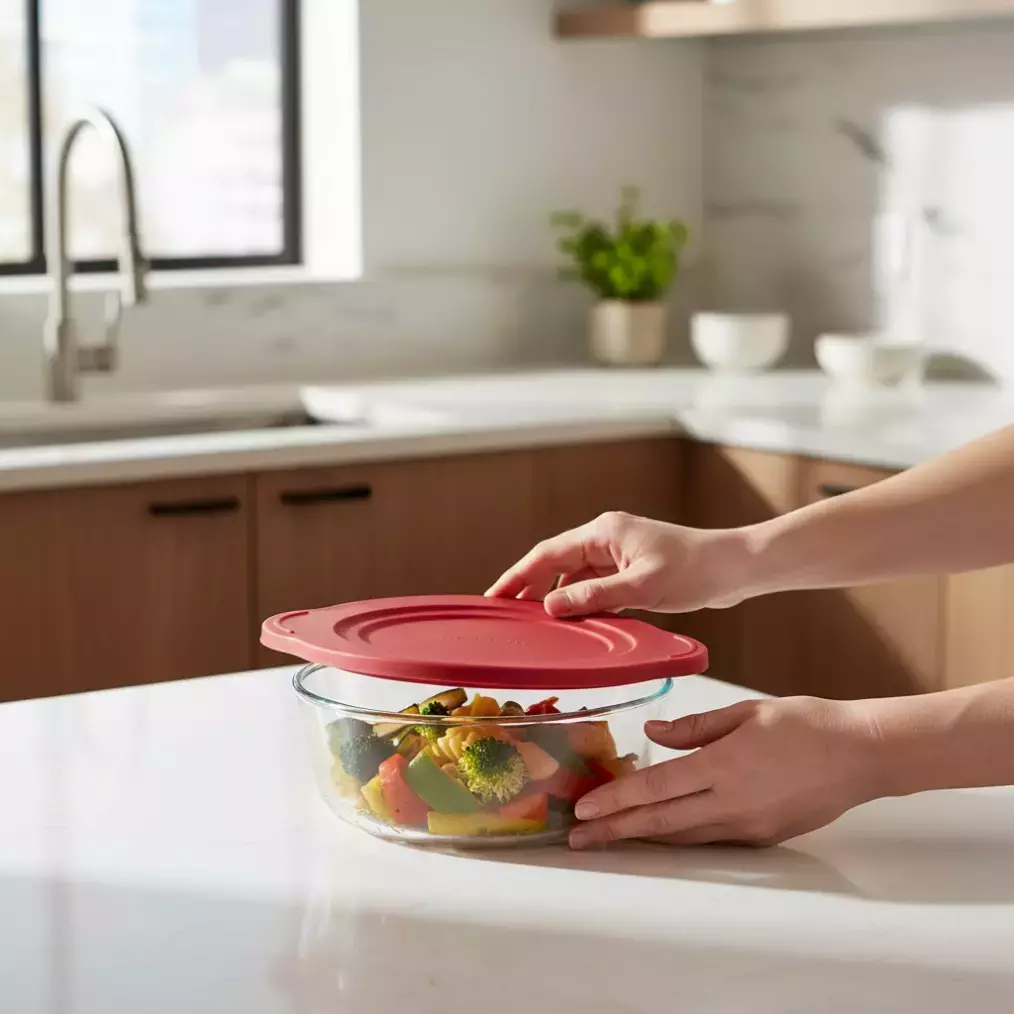 بورجام کاسه گرد درب دار 1 عددی 2100 سی سی gb (59001)