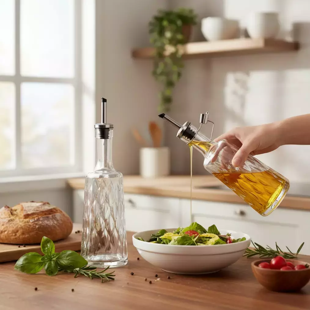 پاشاباغچه لیفی ظرف آبلیمو و روغن 2 عددی 380 سی سی gb (80404)