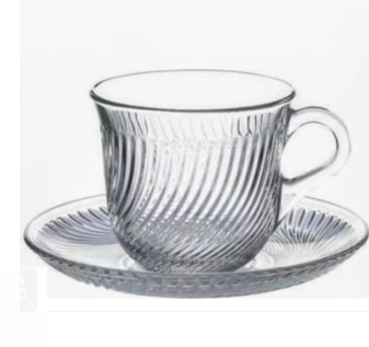 پاشا باغچه مامارا فنجان و نعلبکی 6 عددی 175 سی سی