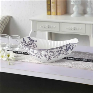 میوه خوری گود بیضی کوچک طر ح LOTUS مدل (6) GK701105-1