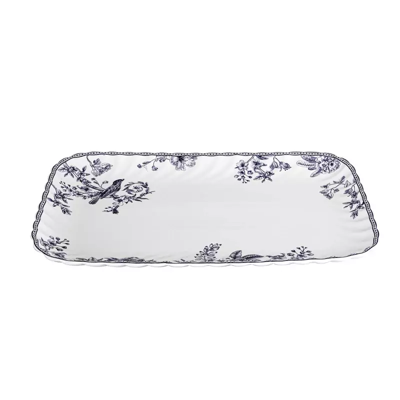 دیس مستطیل بزرگ طرح LOTUS مدل ( 8 ) GK701132-1