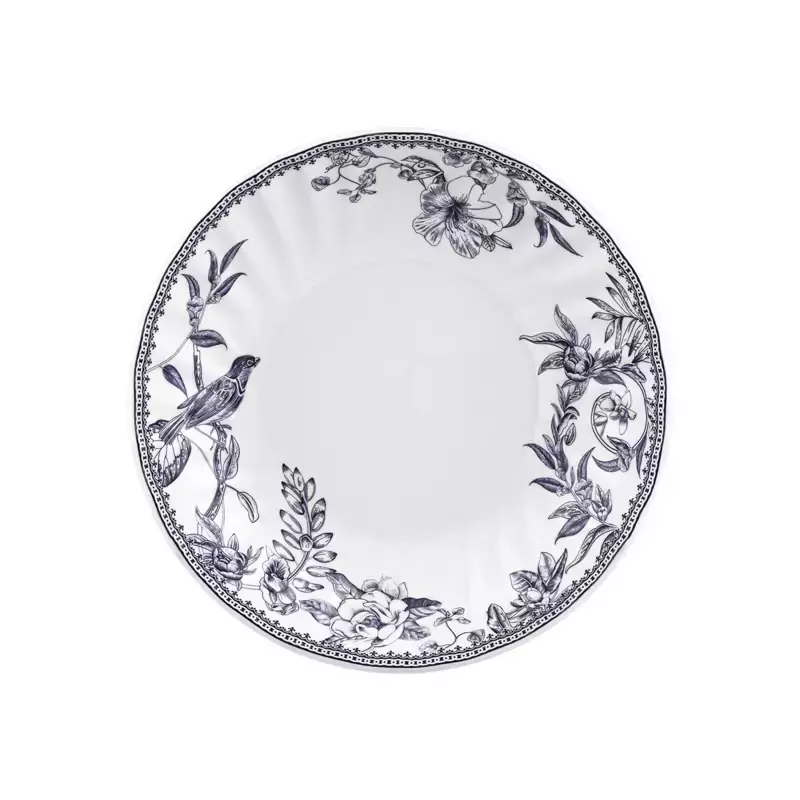 بشقاب خورشخوری گرد طرح LOTUS مدل (4 ) GK701140-1