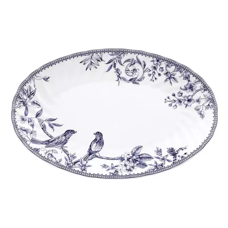 دیس بیضی کوچک طرح LOTUS مدل ( 8 ) GK701141-1