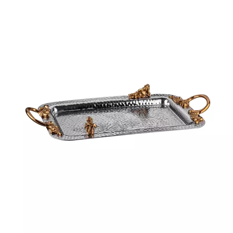 سینی استیل مسپتطیل کوچک Angel مدل GK806102 ( 8 )