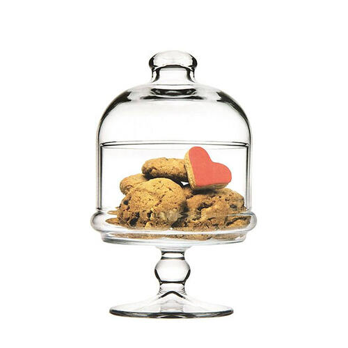 پاشاباغچه مینی پاتیسری شیرینی خوری پایه دار با درب 1 عددی 183 سی سی gb (96878)