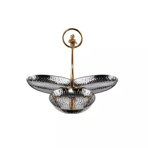 ظروف استیل اردوخوری سه تایی طرح Angel مدل GK806125