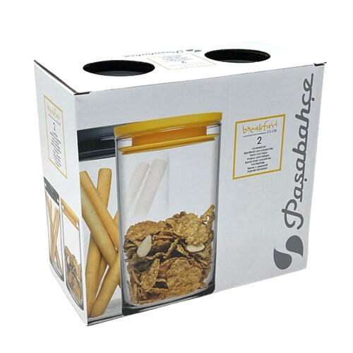 پاشاباغچه برکفست کلاب بانکه درب خاکستری 2 عددی 234 سی سی gb (43756)