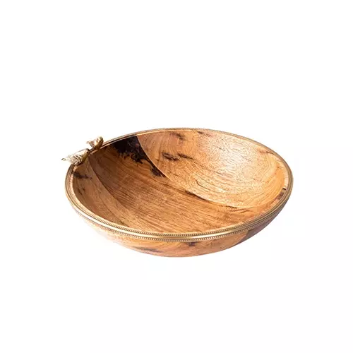 میوه خوری گرد کوچک چوبی مدل GK829482