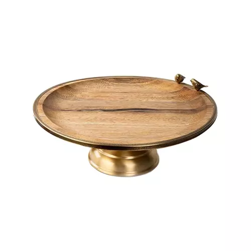 شیرینی خوری گرد 25 پایه دار چوبی مدل GK829519