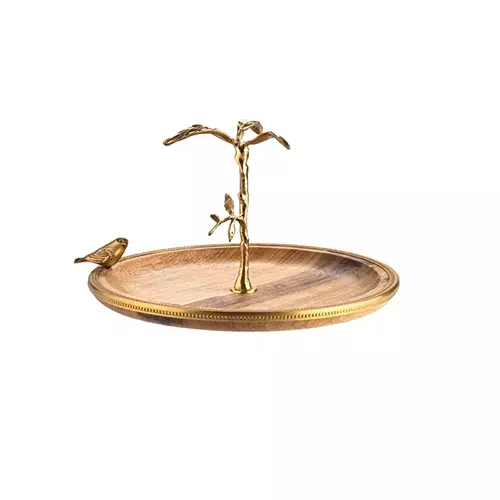 شیرینی خوری خوری چوبی گلد کیش مدل GK829522