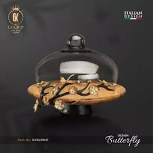 ست کیک استند butterfly wood مدل GK829816