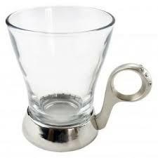 فنجان چای خوری انگاره مدل CM004 با دسته حلقه نگین دار