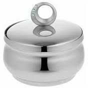 قندان استیل حلقه نگین صدفی CN012- sofinox