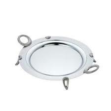 سینی گرد استیل سافینوکس کد 805