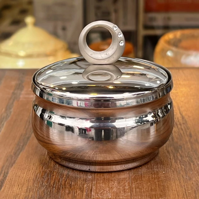 قندان استیل سافینوکس مدل حلقه نگین