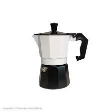 قهوه جوش سه کاپ دو رنگ سفید