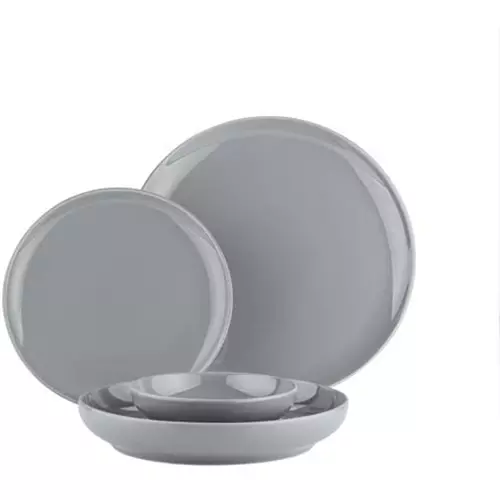 ست غذاخوری 1 نفره طوسی براق ATUSA مدل GK748402-2