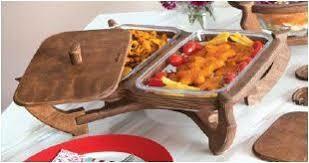 سوفله خوری مستطیل دوقلو چوبی سافینوکس کد kw800