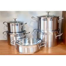 سرویس قابلمه استیل سافینوکس مدل ویژن مات