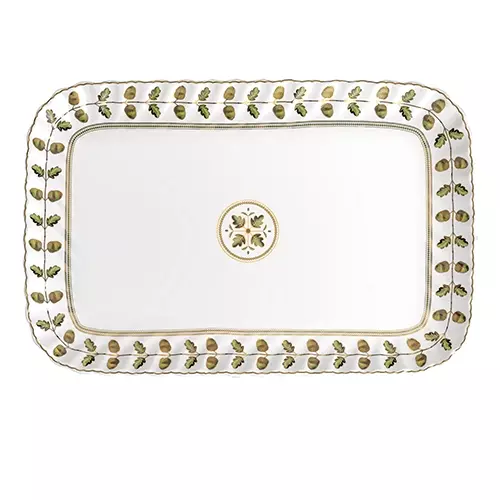 دیس مستطیل بزرگ طرح Roysa مدل GK701132-2