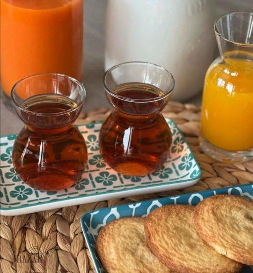 استکان کمرباریک دانتل پاشاباغچه کد 42841