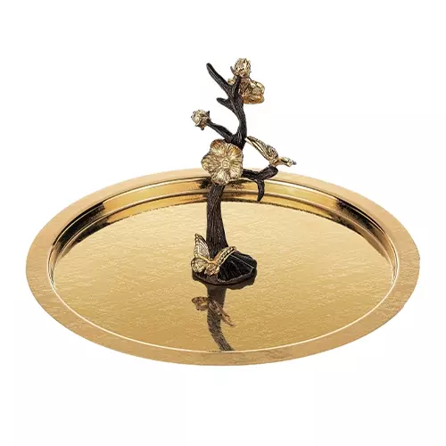 شیرینی خوری برنجی طلاییDelaris مدل GK834023-1