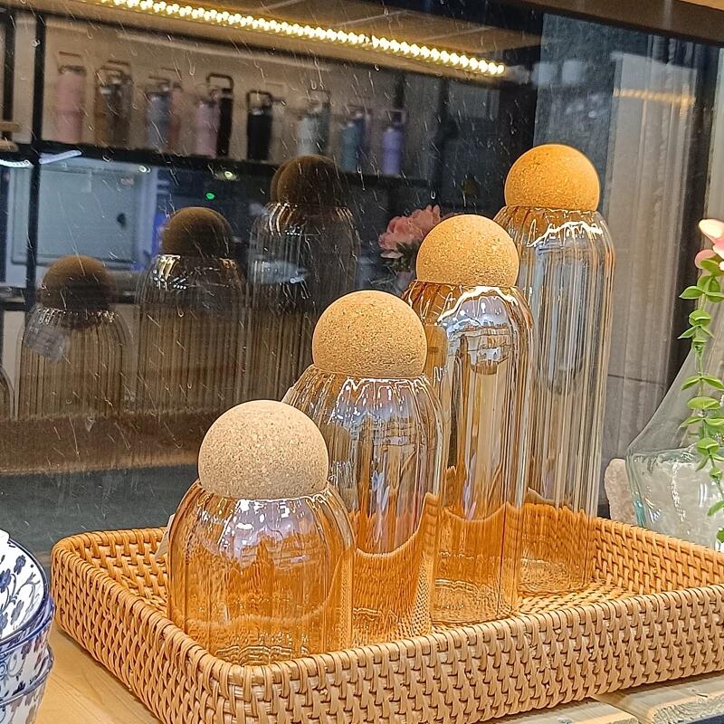 بانکه درب توپی شیار دار در 4 سایز رنگ شامپاینی