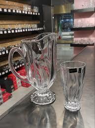 پارچ و لیوان بامبو کریستال