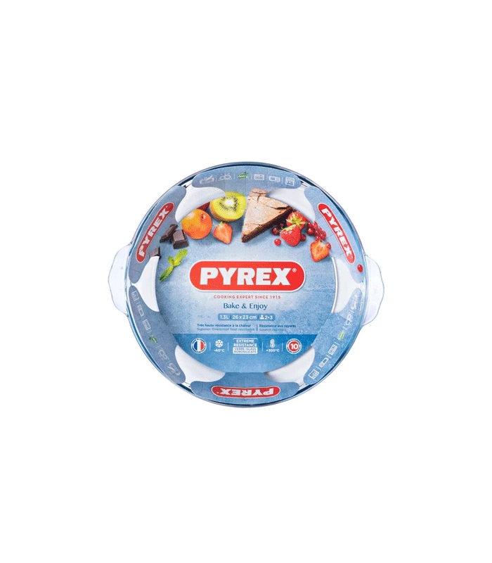 ظرف پیتزا خوری دسته دار پیرکس PYREX کد 198