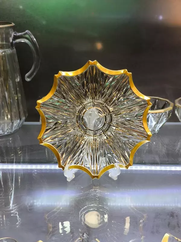 پیش دستی امپریال شامپاینی لب طلا اکلیل