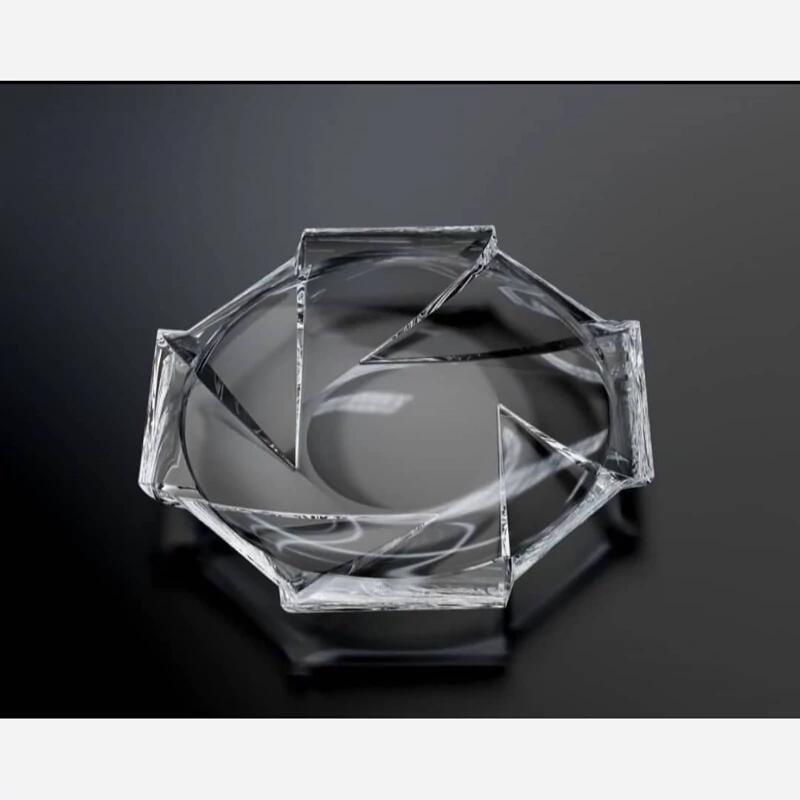 پیش دستی طرح کریستال اسکوئر