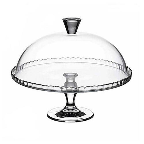 پاشاباغچه پاتیسری کیک خوری پایه دار با درب 1 عددی 322 میلی متر sl (95200)