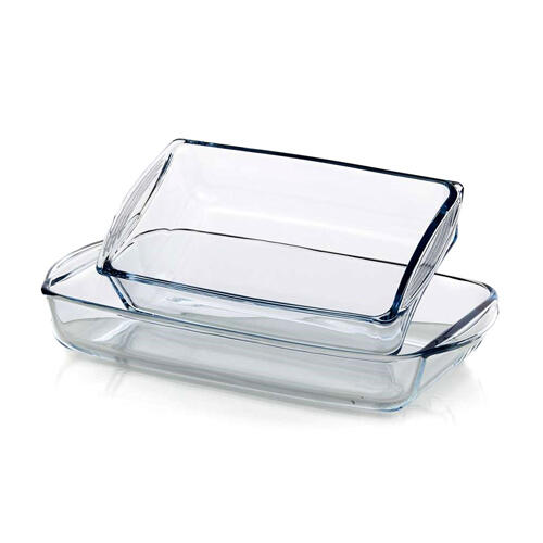 بورجام تابه مستطیل ست 1 + 1 عددی 1950 + 1320 سی سی sb (159190)