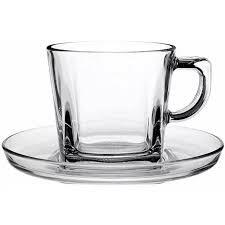 پاشاباغچه کار فنجان و نعلبکی 6 عددی 215 سی سیgb( 95307)