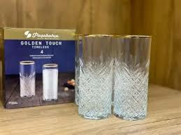 پاشاباغچه تایملس گلدن تاچ لیوان 4 عددی 180 سی سی gb( 420326)