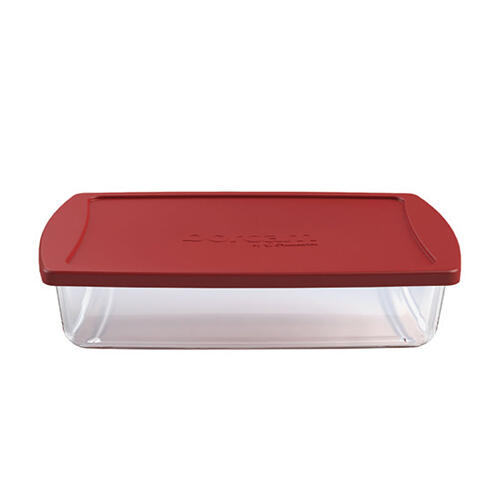 بورجام تابه مستطیل درب قرمز 1 عددی 1320 سی سی (gb (59864