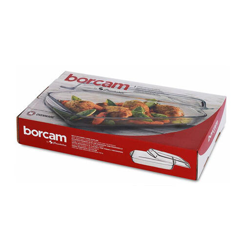 بورجام تابه مستطیل درب دار 1+1 عددی 1950 سی سی gb (59009)