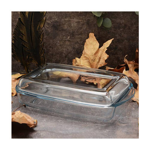 بورجام تابه مستطیل درب دار 1+1 عددی 1950 سی سی gb (59009)