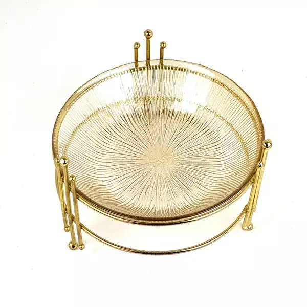 شکلات خوری پایه دار سولو لب طلا