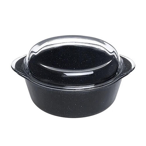 بورجام قابلمه مشکی دربدار 1 عددی 2100 سی سی gb (59003)