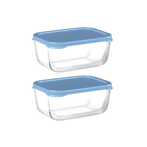 پاشاباغچه اسنوباکس ظرف نگهدارنده درب آبی 2 عددی 420 سی سی (gb (53733