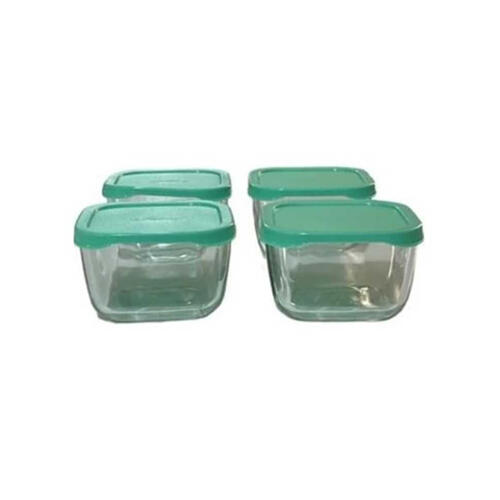 پاشاباغچه اسنوباکس ظرف نگهدارنده سبز 4 عددی 275 سی سی gb (53223)