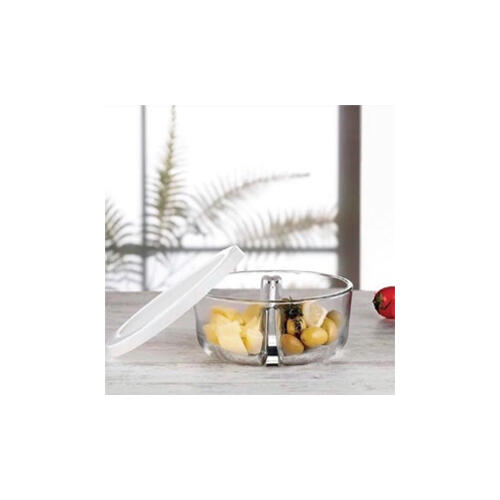 پاشاباغچه پولار ظرف غذا درب سفید 1 عددی 785 سی سی gb (530683)