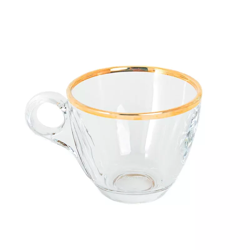 فنجان بلینک مکس مدل چری لب طلایی کد 95 بسته 6 عددی