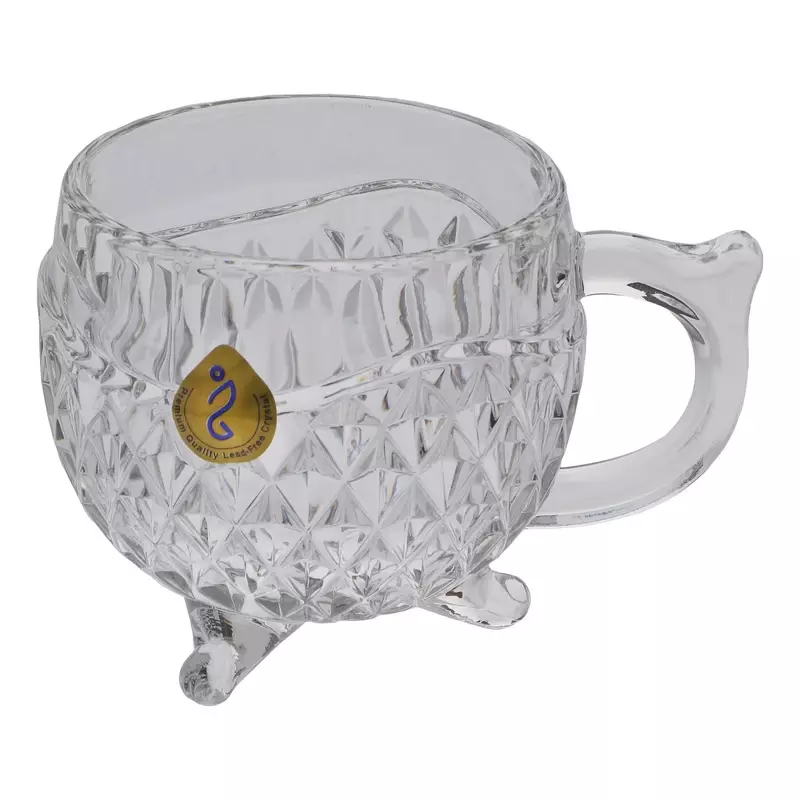 فنجان این کریستال مدل مدوزا IC18300400W بسته 6 عددی