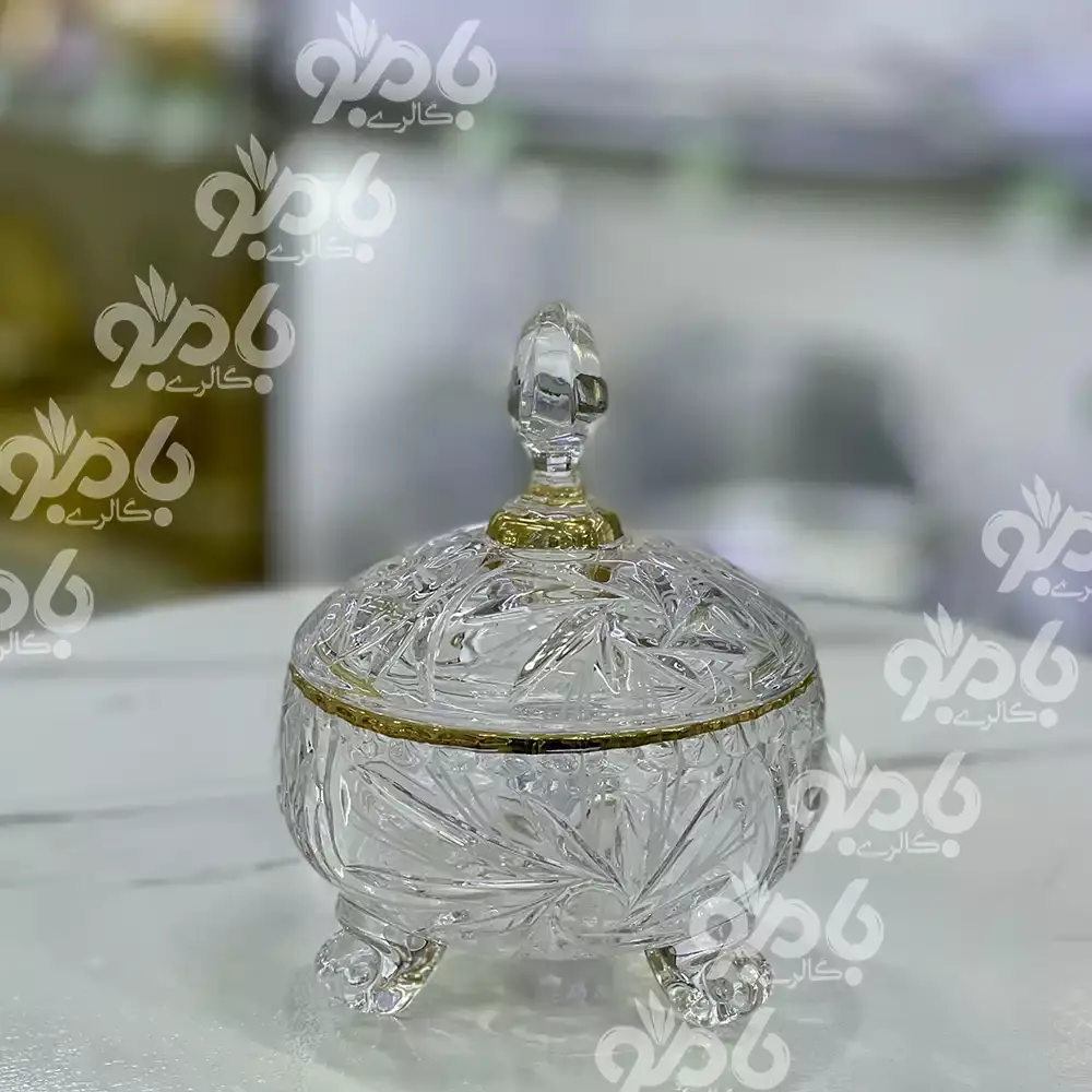 قندان وارداتی سه پایه پریما لب طلا