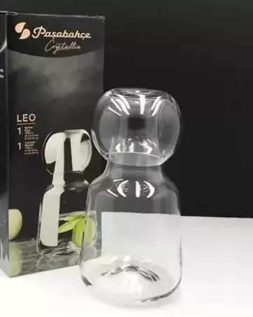 پاشاباغچه کریستالین لئو ست تنگ و نیم لیوان 1+1 عددی 900 سی سی )92657( gb